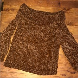 Off the shoulder sweater